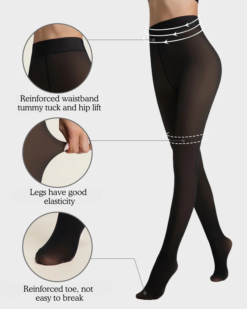 Translucent Fleece Lined Tights