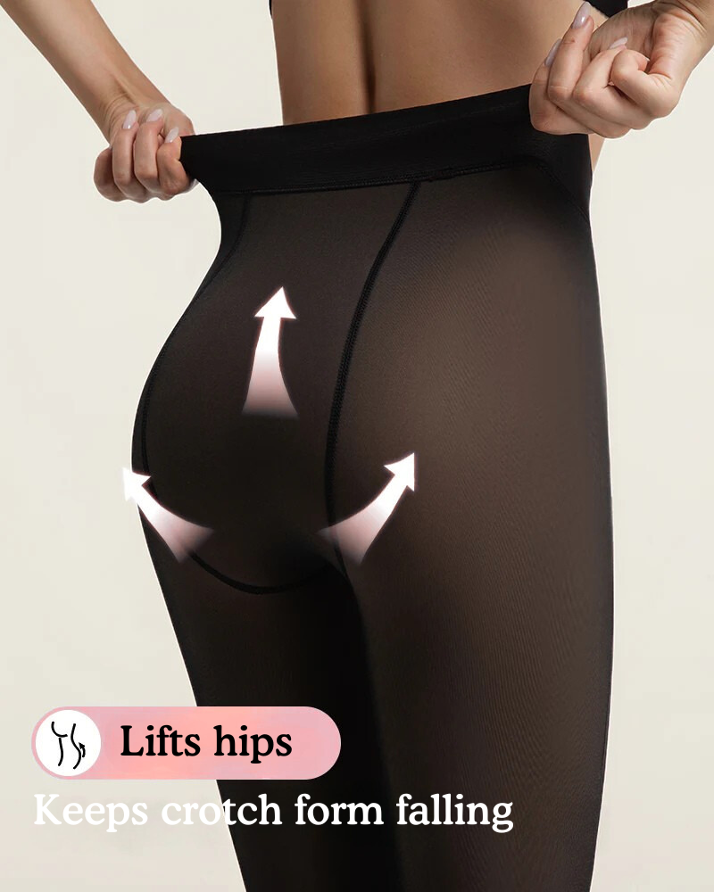 Translucent Fleece Lined Tights